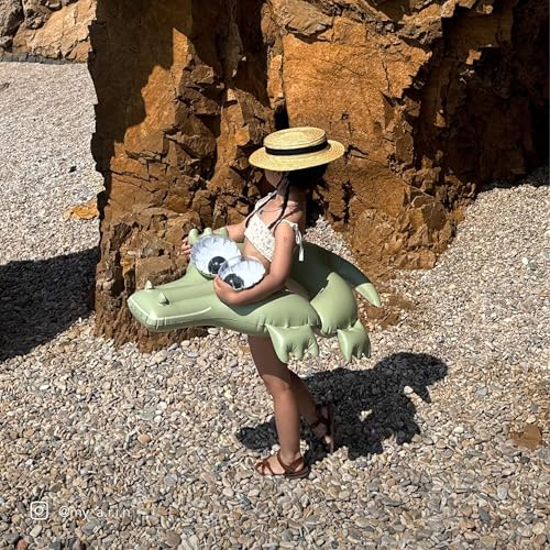 Kids Tube Pool Ring | Cookie the Croc Khaki