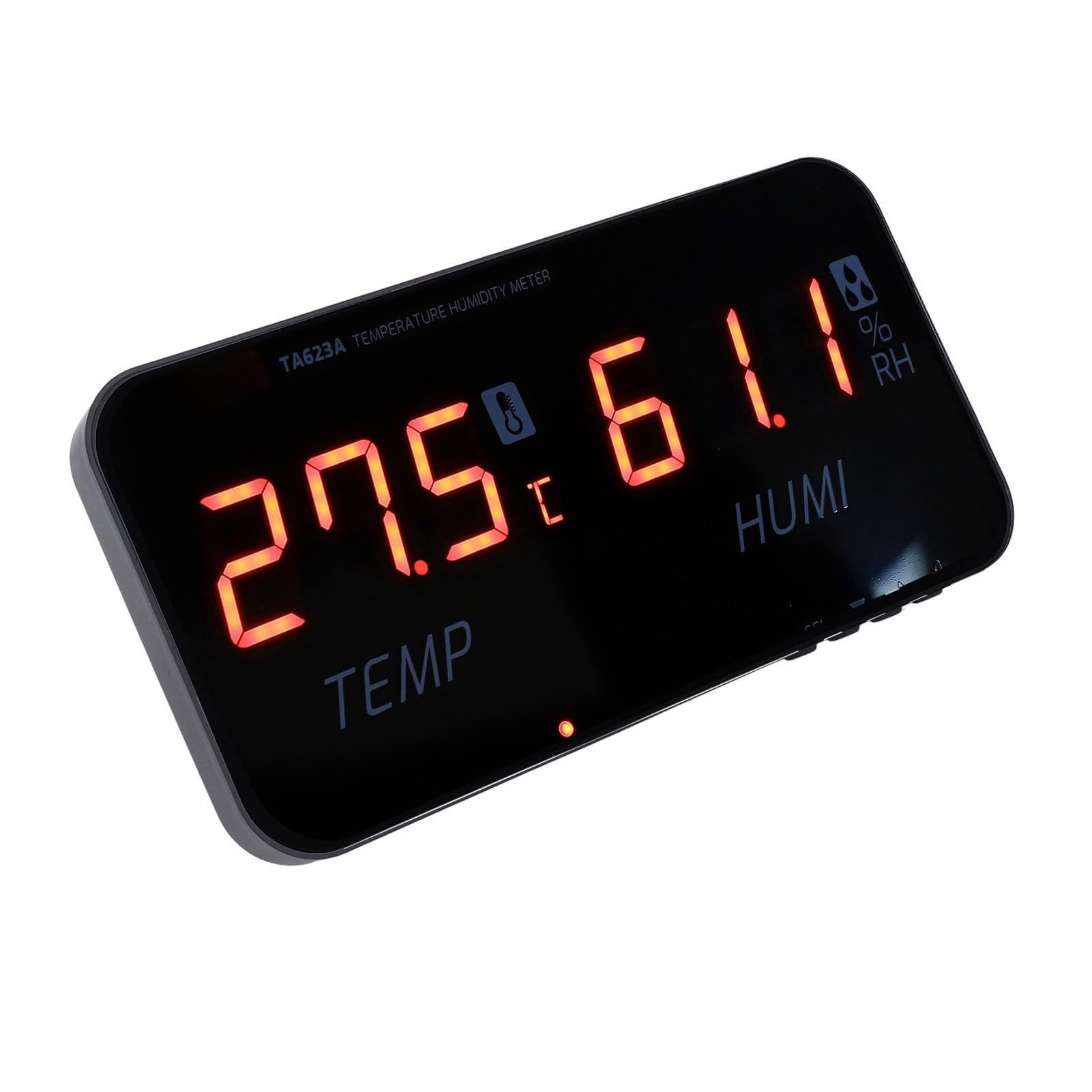 Hygromètre Industriel Numérique Hygromètre à Température d'humidité avec une Grande LED, Accessoire Multifonctionnel pour un Usage Domestique