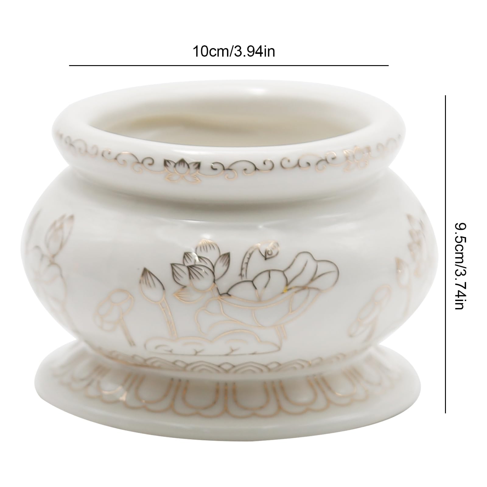 Amazon.com: Zreneyfex Ceramic Incense Burner Pot, Small Incense