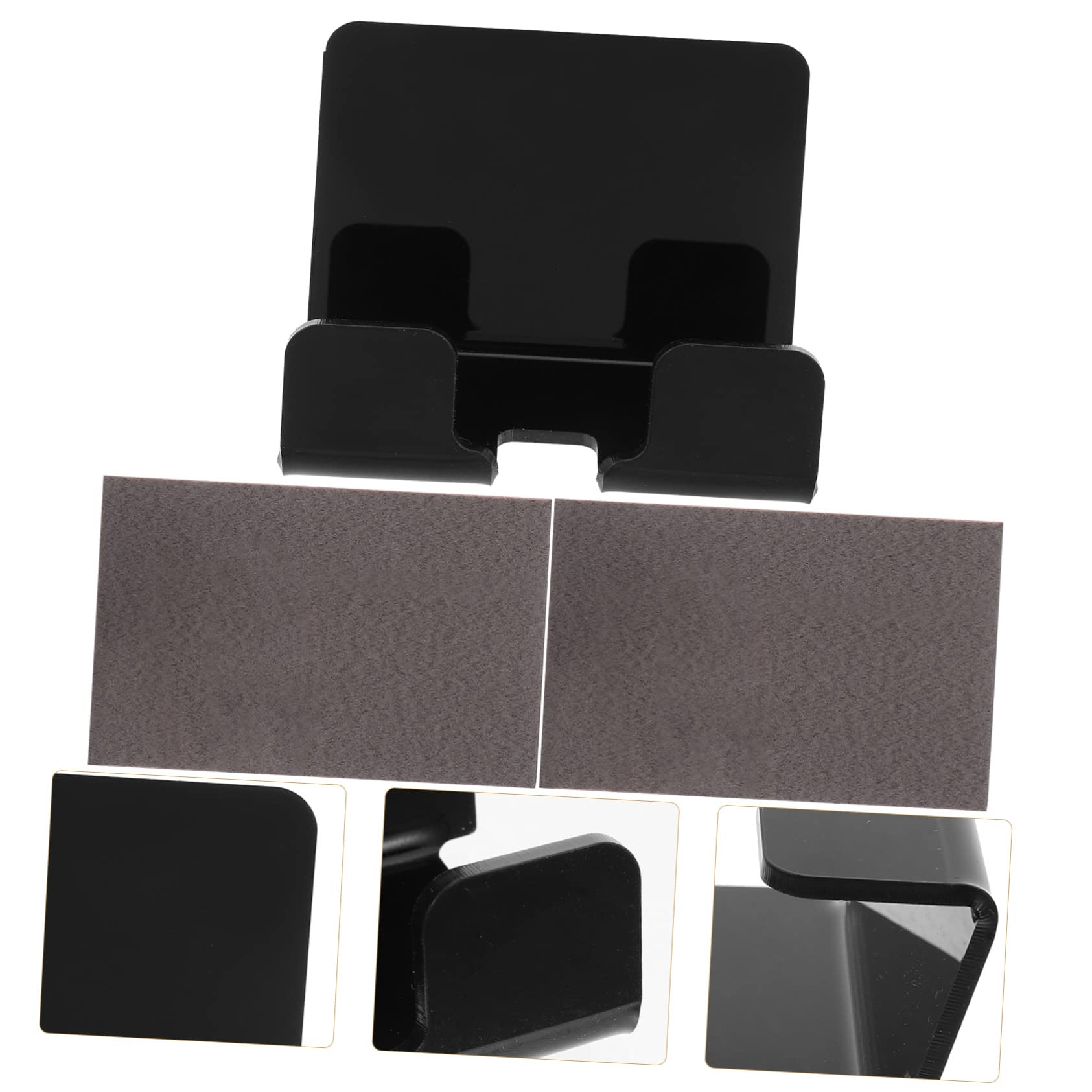 Gatuida 5 Uds Soporte De Pared para Teléfono Móvil Soporte De Espejo para Teléfono Soporte De Carga De Teléfono Adhesivo Soporte De Carga para Montaje En Pared Soporte De Pared para