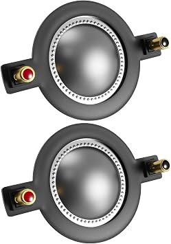 Diaphragm Fit for Timpano Tempesta TPT-RPDH2000 TPT-DH2000 Horn Driver, Voice Coil Tweeter Diaphragm 2Pcs