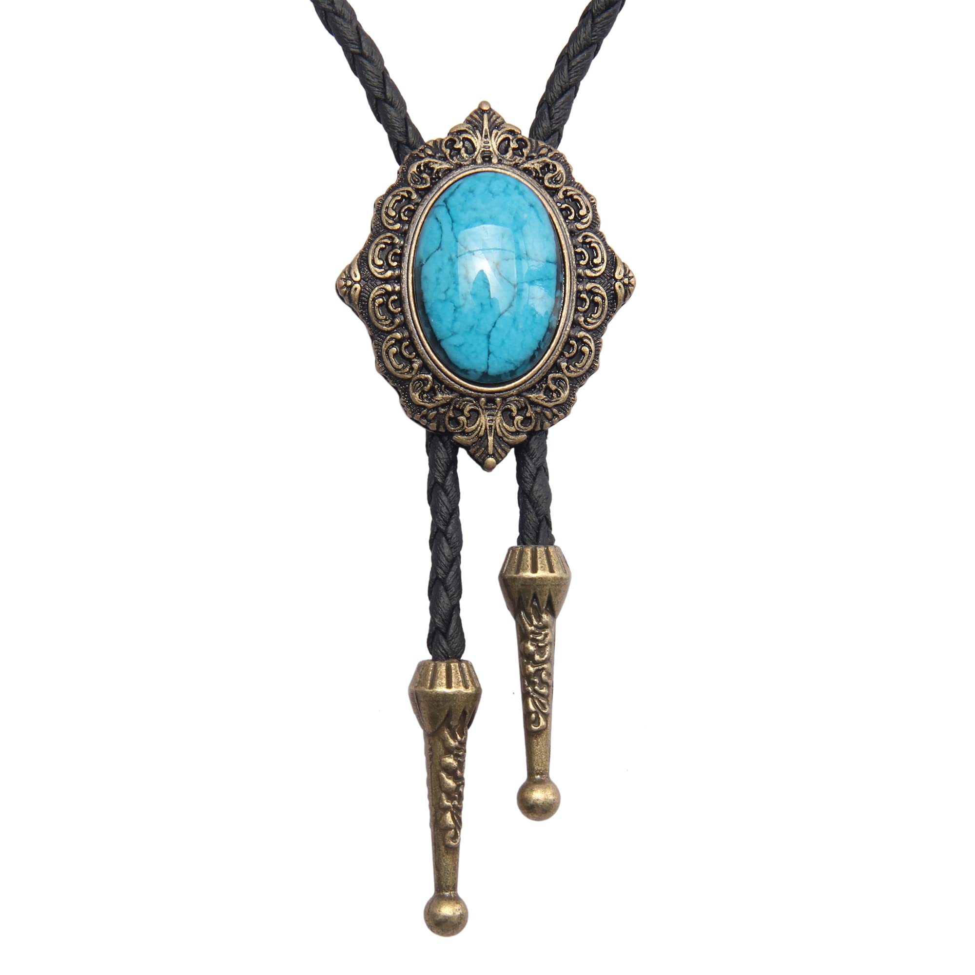 GelConnie Bolo Tie for Men Women Vintage Western Cowboy Necktie Adjustable