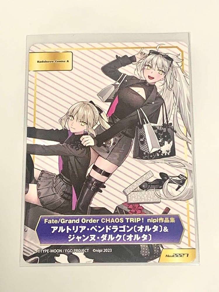 FGO 最終再臨画集 特典 ポストカード ジャンヌ オルタ 付 FGO 最終再臨画集 特典 ポストカード ジャンヌ オルタ 付 2