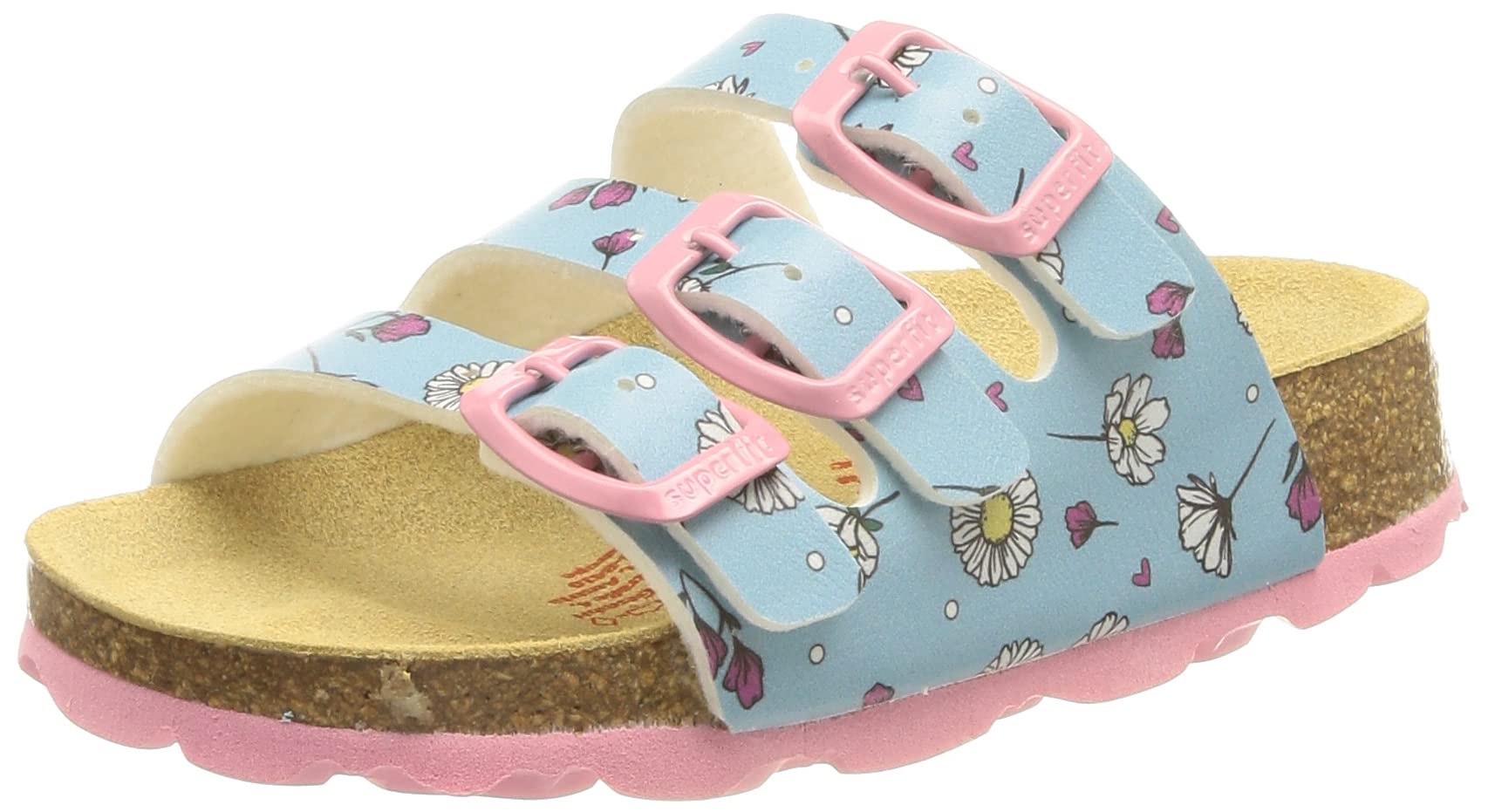 Superfit Mädchen Fussbettpantoffel Hausschuh