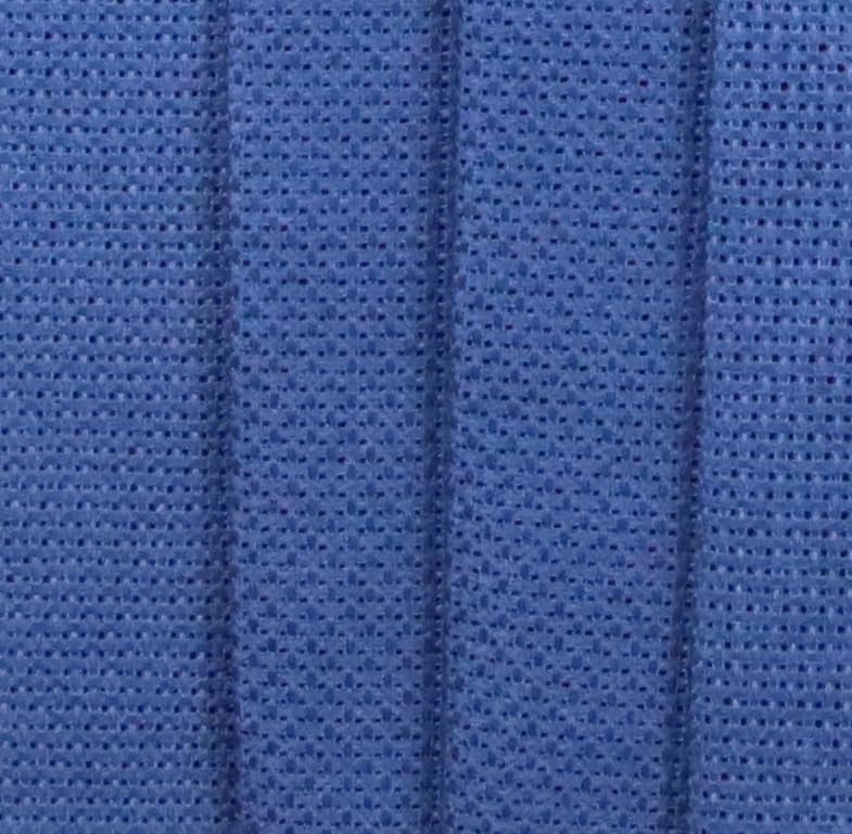 Image of KCS 4 /6 pc of 12 inch x 18 inch 30cmx45cm 18 Count Cotton Aida Cloth Cross Stitch Fabric (Jeans Blue, 4 pc)