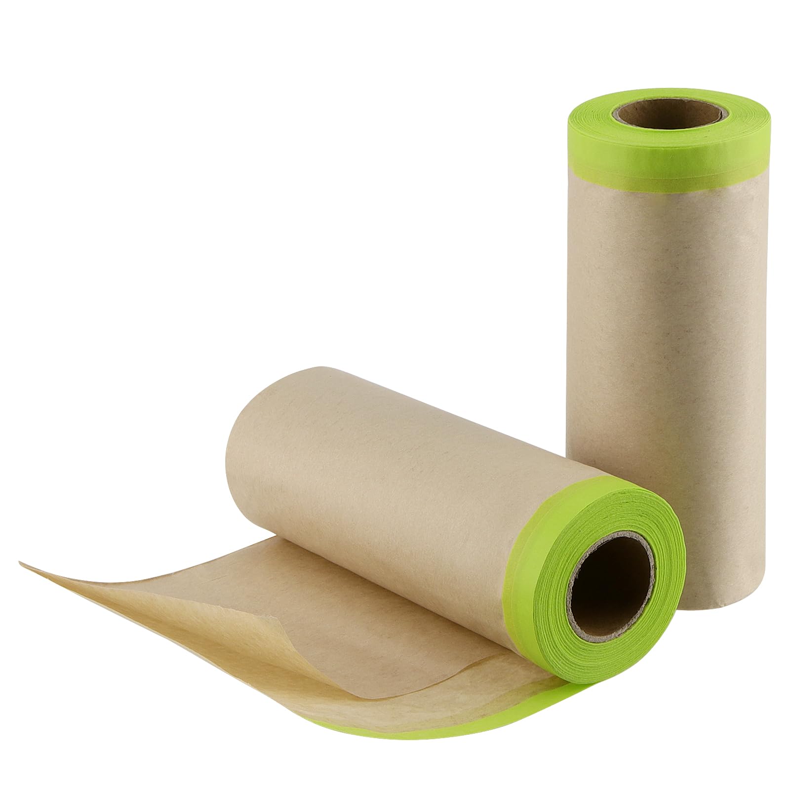 MUKLEI Lot de 10 rouleaux de papier de masquage adhésif pré-collé, 15,2 cm x 15,2 m, papier de masquage pour cadres