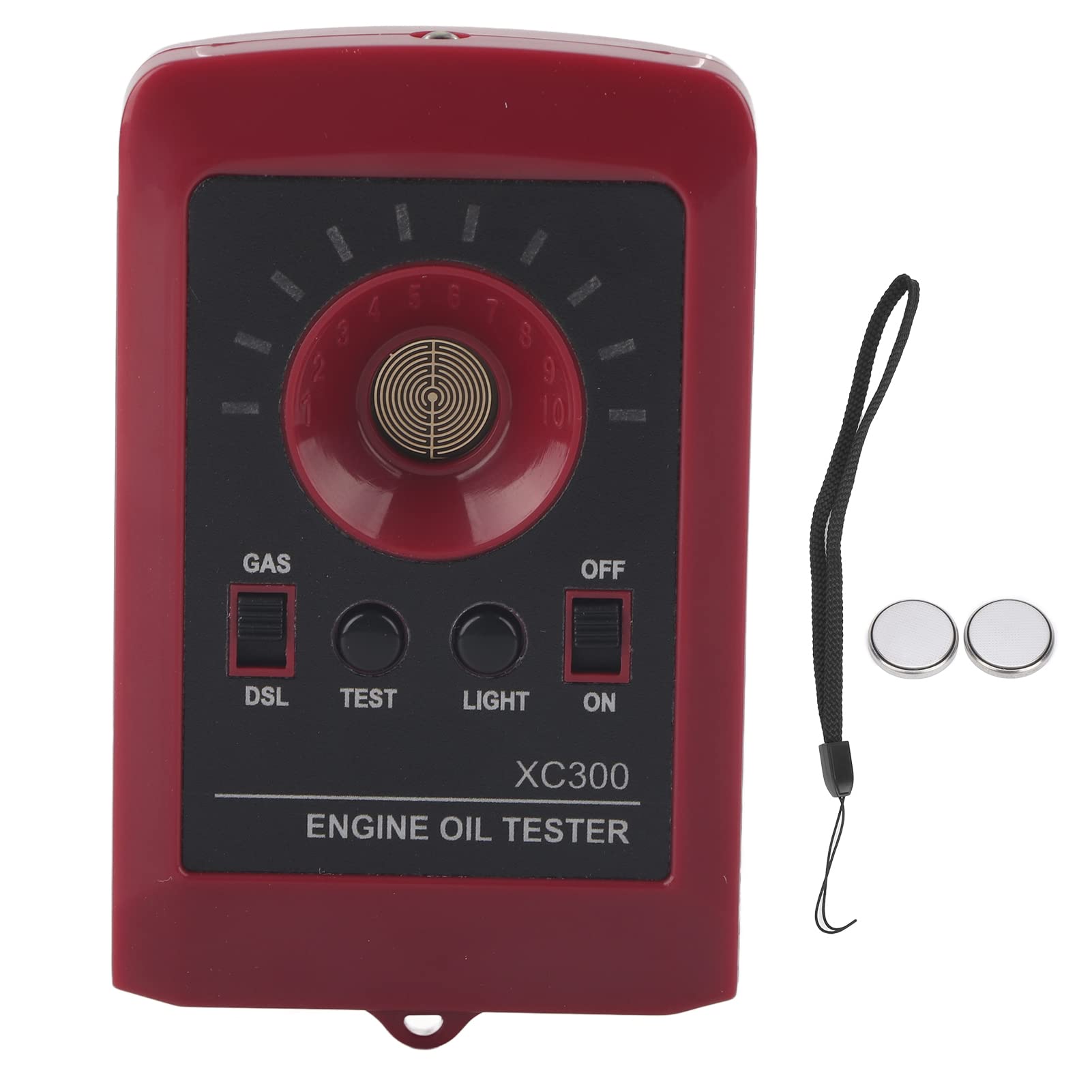 KIMISS Analizzatore di Olio Motore - Strumento di Rilevamento Gas e Lubrichek Con LED per Moto