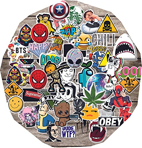 Yuckquee™ Random Laptop Stickers for Laptops, Car, Motorcycle, Bicycle, Luggage, Water Bottles, Guitar, Decal, Graffiti, Patches 50 Stickers Pack (50 pcs) (B09C3LZDQG) Amazon Price History, Amazon Price Tracker