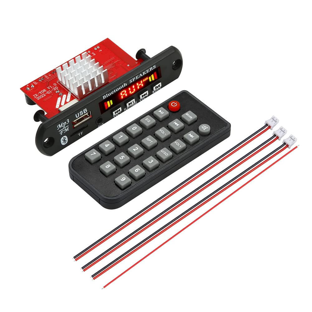 Mekek JX-Y08 MP3 Player Audio Module, 12V Amplifier MP3 Decoder