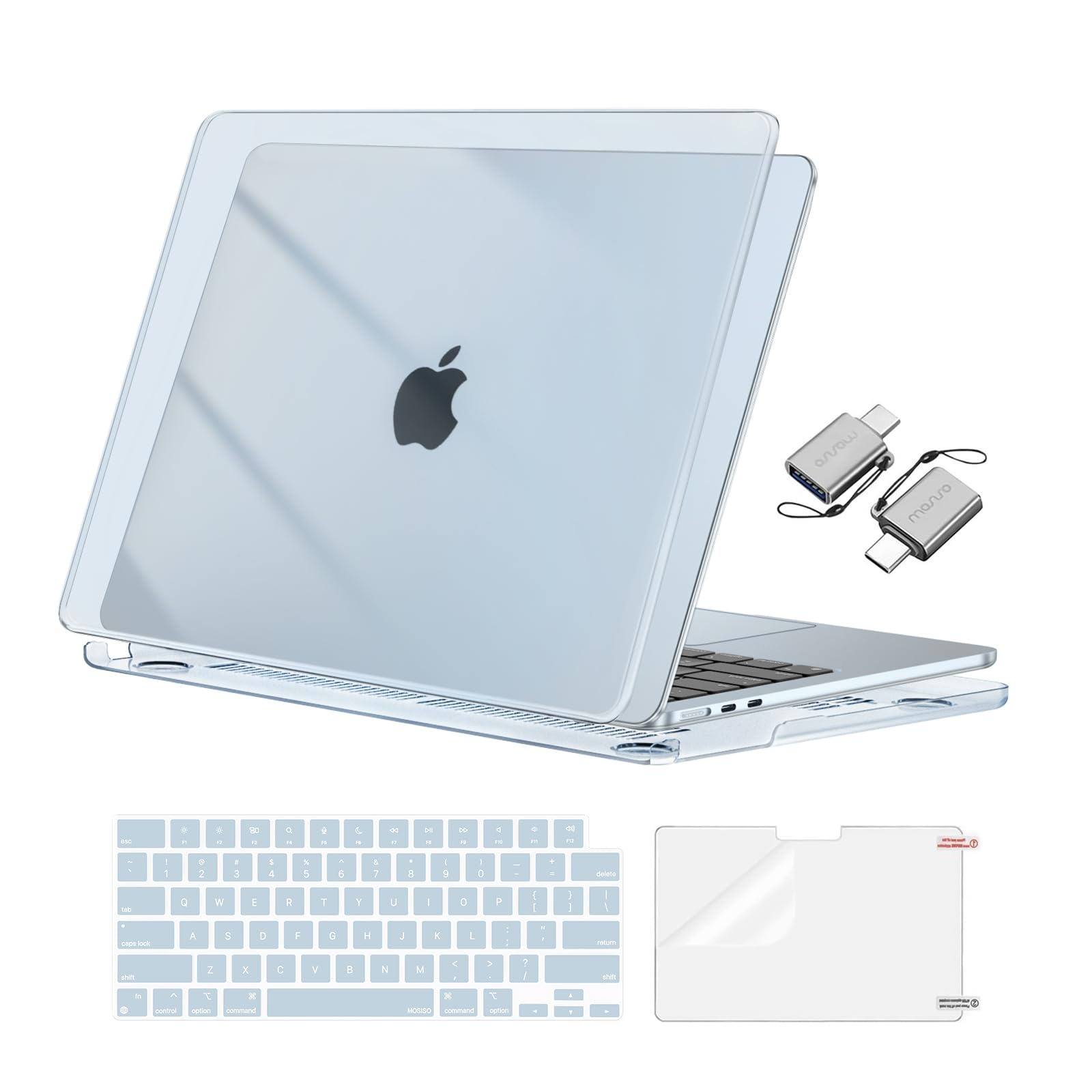 MOSISO Compatible with MacBook Air 13 inch Case M5 2026 M4 M3 M2 2025-2022