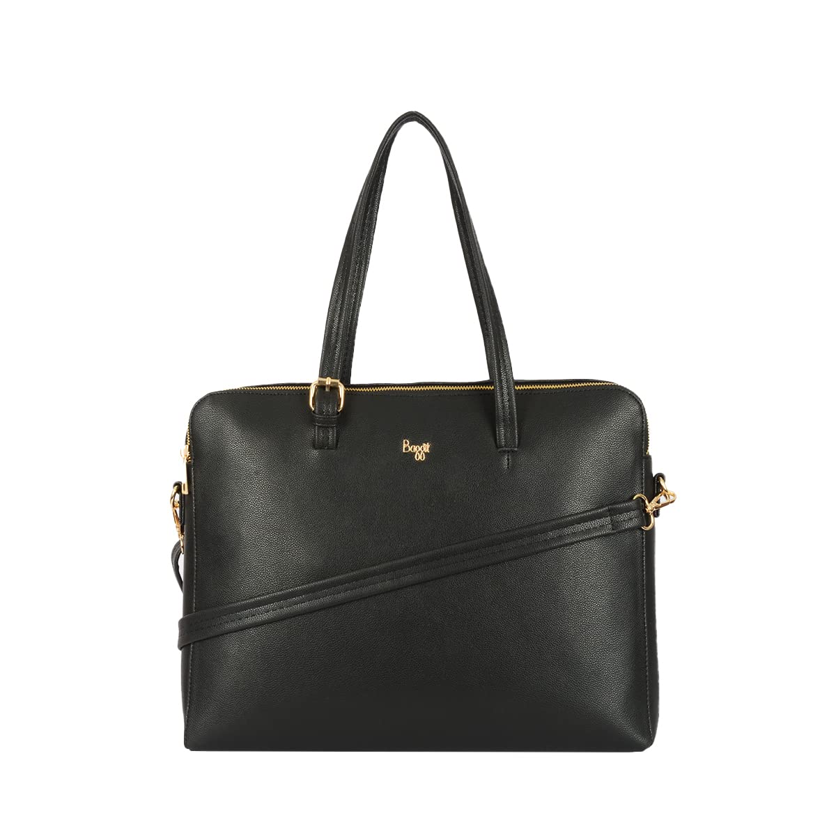 Baggit Women Black Laptop Handbag Large Size | Ladies Office Work Bag (B0BTZ364Q8) Amazon Price History, Amazon Price Tracker