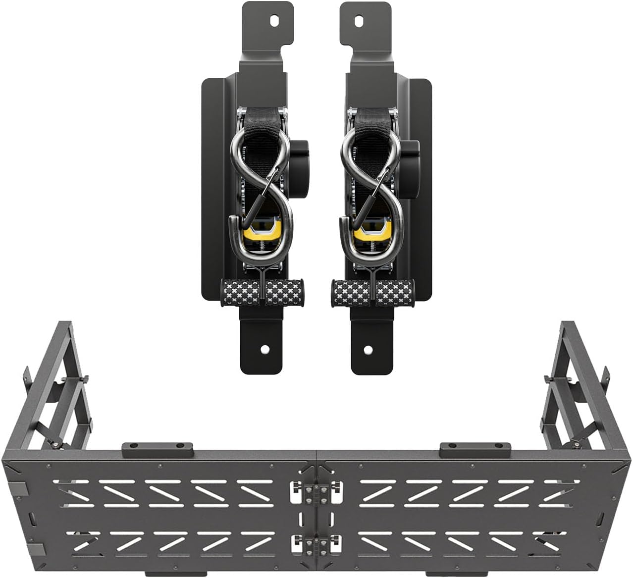 Truck Bed Extender Compatible with 2020-2026 Jeep Gladiator Tailgate Extender Retractable Ratchet Strap Replacement for 2020-2026 Jeep Gladiator Accessories