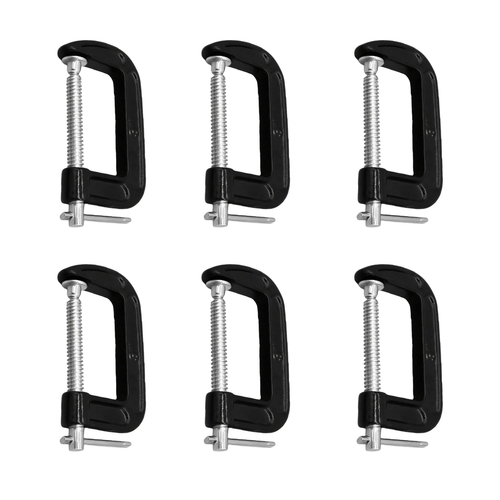 Msioytog Black 2 In Carbon Steel Workshop Clamp For Stable Positioning Adjustable G Clamp
