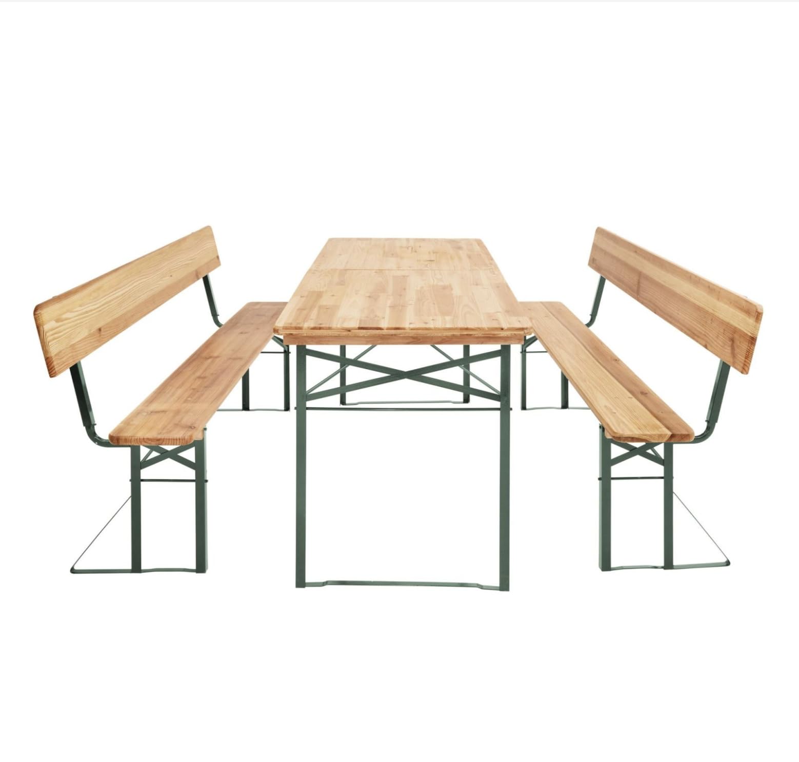 AVANTI TRENDSTORE Imolo Set Birreria Legno Massiccio Laccato 170x77x69 cm
