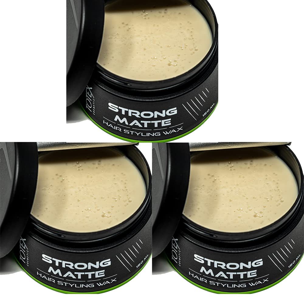 Totex STRONG MATTE Hair Styling Wax 150 ml I 12 Stück