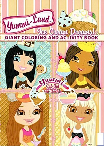 Yummi-Land Giant Coloring and Activity Book - Ice Cream Dreams : Amazon ...