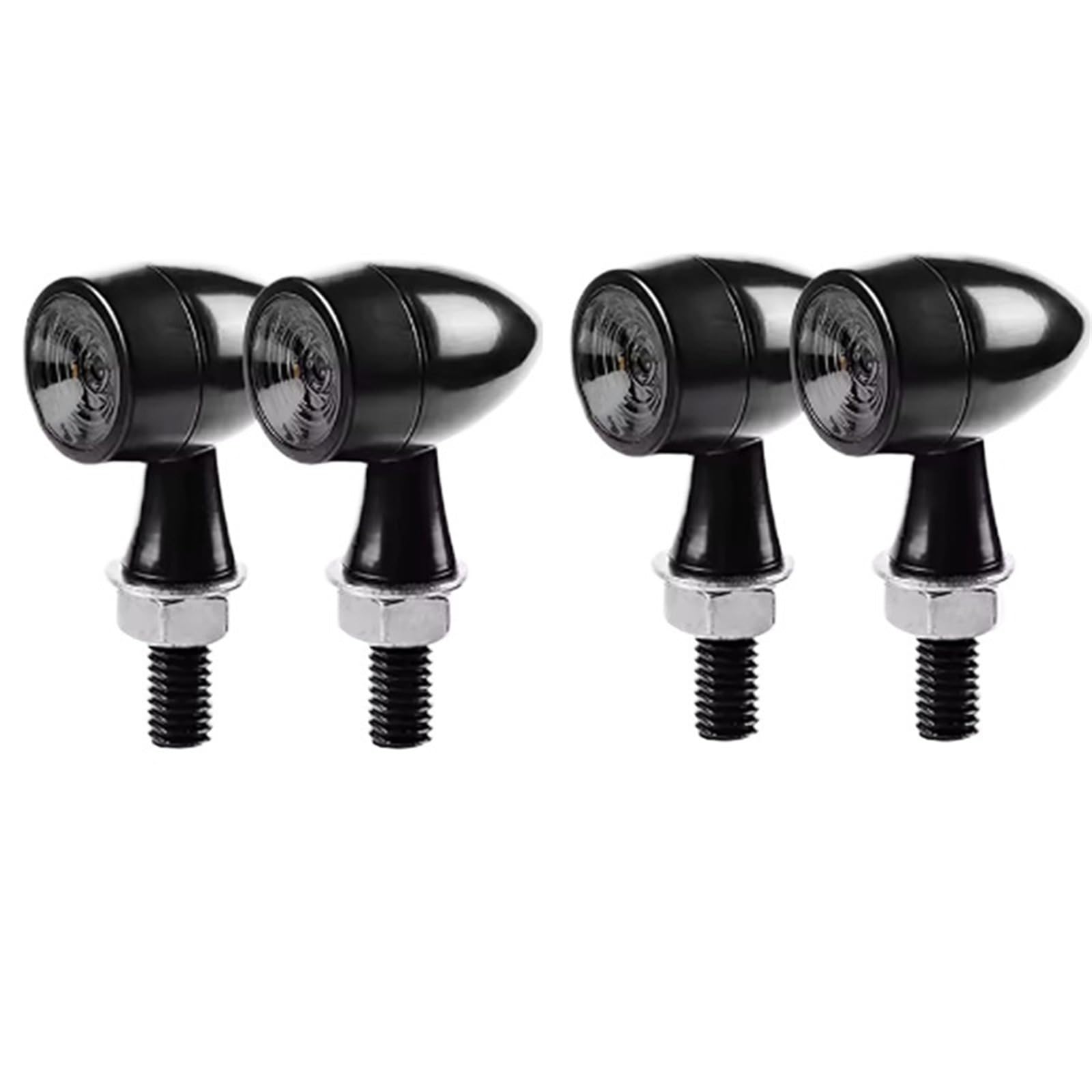 Światła kierunkowskazów Kierunkowskaz Motocykla | Kierunkowskaz motocykla Kierunkowskazy Moto Kierunkowskaz Moto Migacz(4Pcs-Smoke)