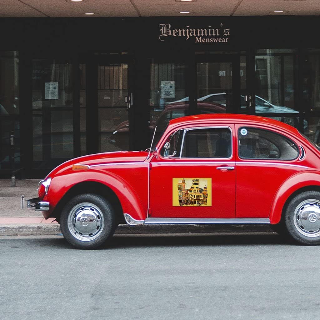 Chinatown Car Magnet 2 PCS - San Francisco Car Magnet - Vintage Sticker