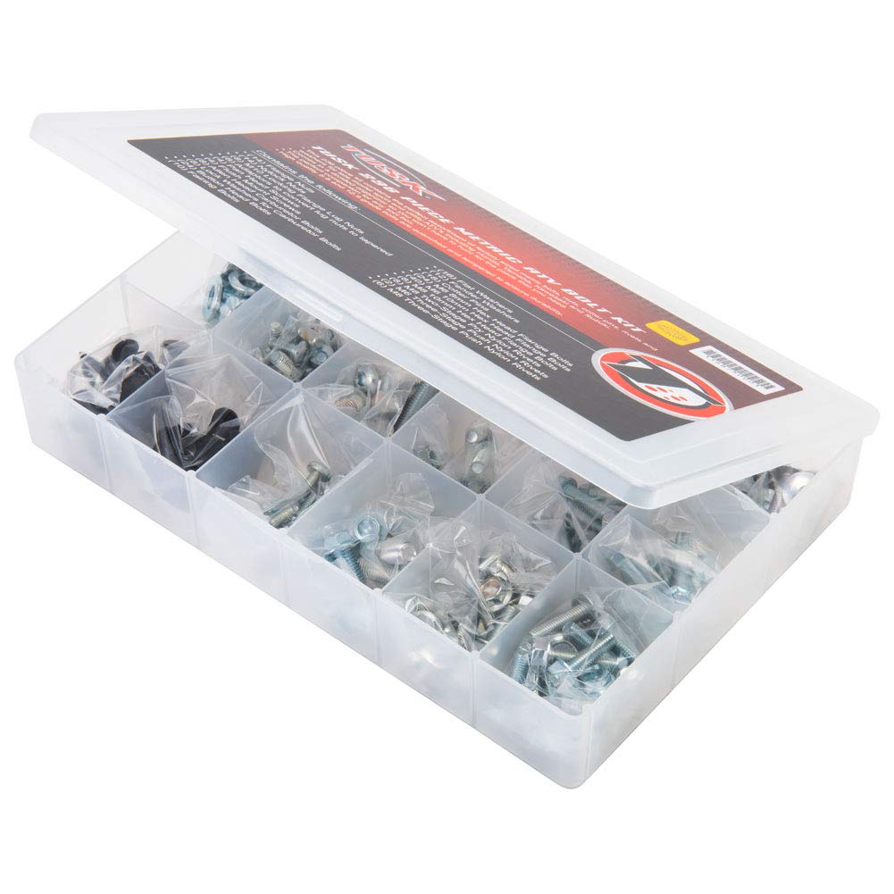 Tusk 236-Piece Metric ATV Bolt Kit - Hardware Nut And Bolt Sets