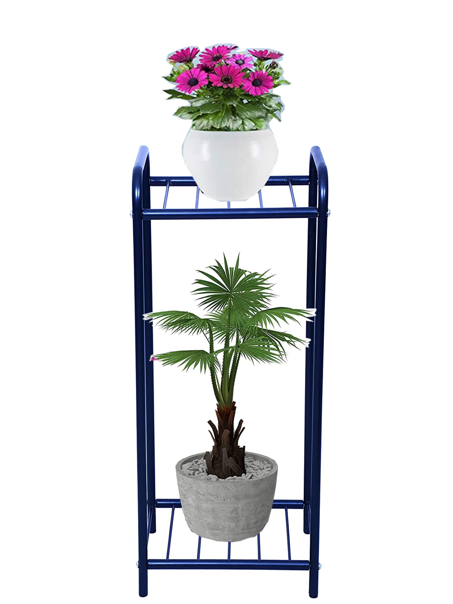 IRON LANDS Sturdy 2 Tier Plant Stand for Balcony Flower Pot Stand for Indoor Outdoor (Black) 27 Inch Height (B0B5M3GDX1) Amazon Price History, Amazon Price Tracker