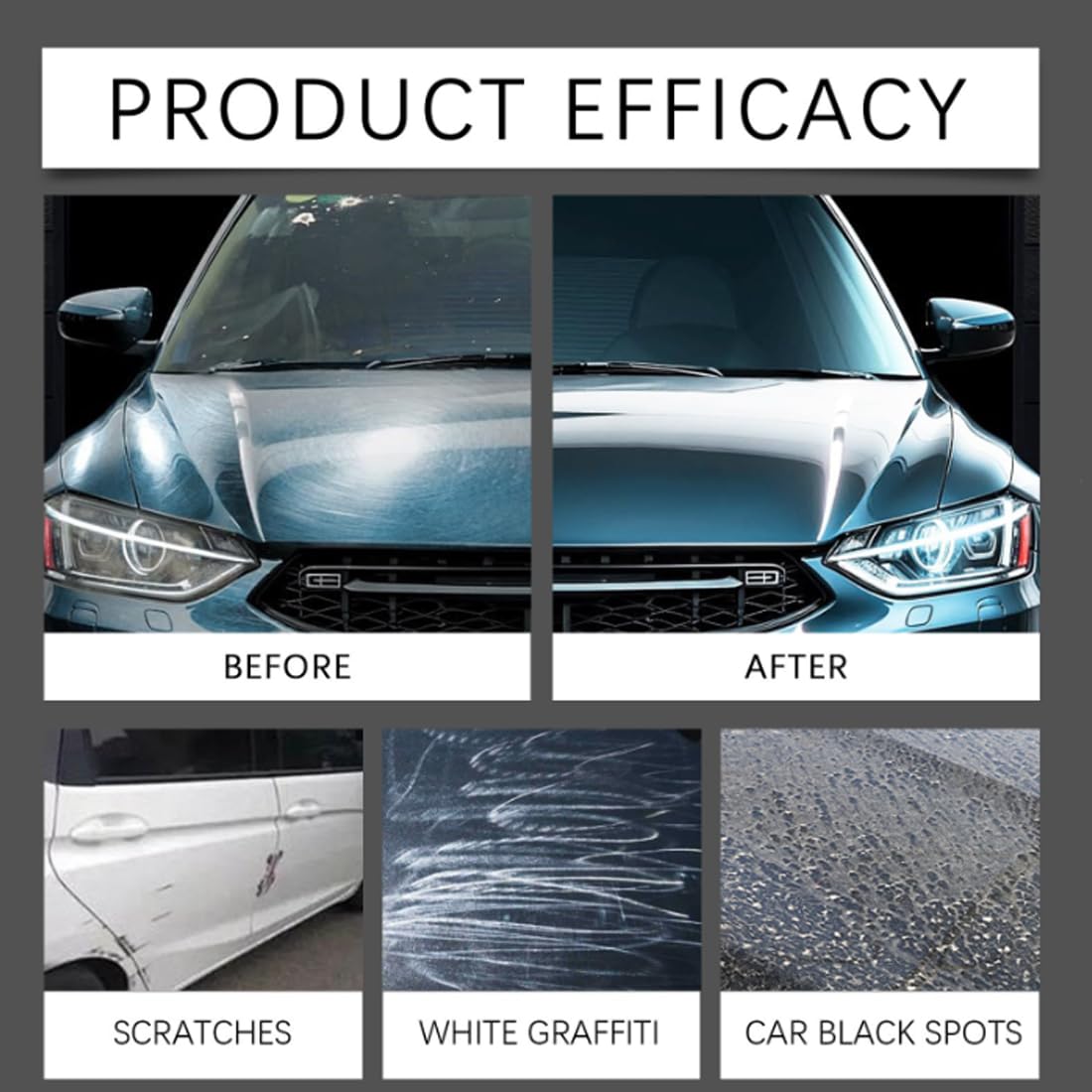 2PACK 100ml Crystal Serum – Advanced Graphene Ceramic Coating for Cars | 9H Graphene, Ultimate Quick Effect Car Coating Spray for Shine & Protection, Nano Coat Restore for Paint, Glass & Wheel (2PCS) — view 6