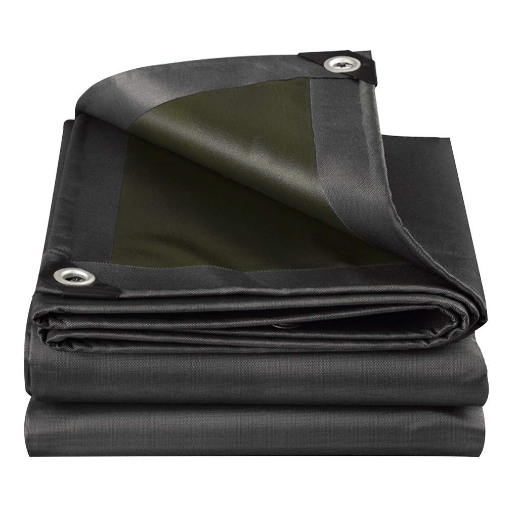 RajoNN Lona Impermeable Resistente, Lona Multiusos para Tienda de campaña al Aire Libre, Cubierta de Lona para Tienda de campaña, Cubierta de Refugio, Hoja de protección de Lona, ​​toldo para Tienda