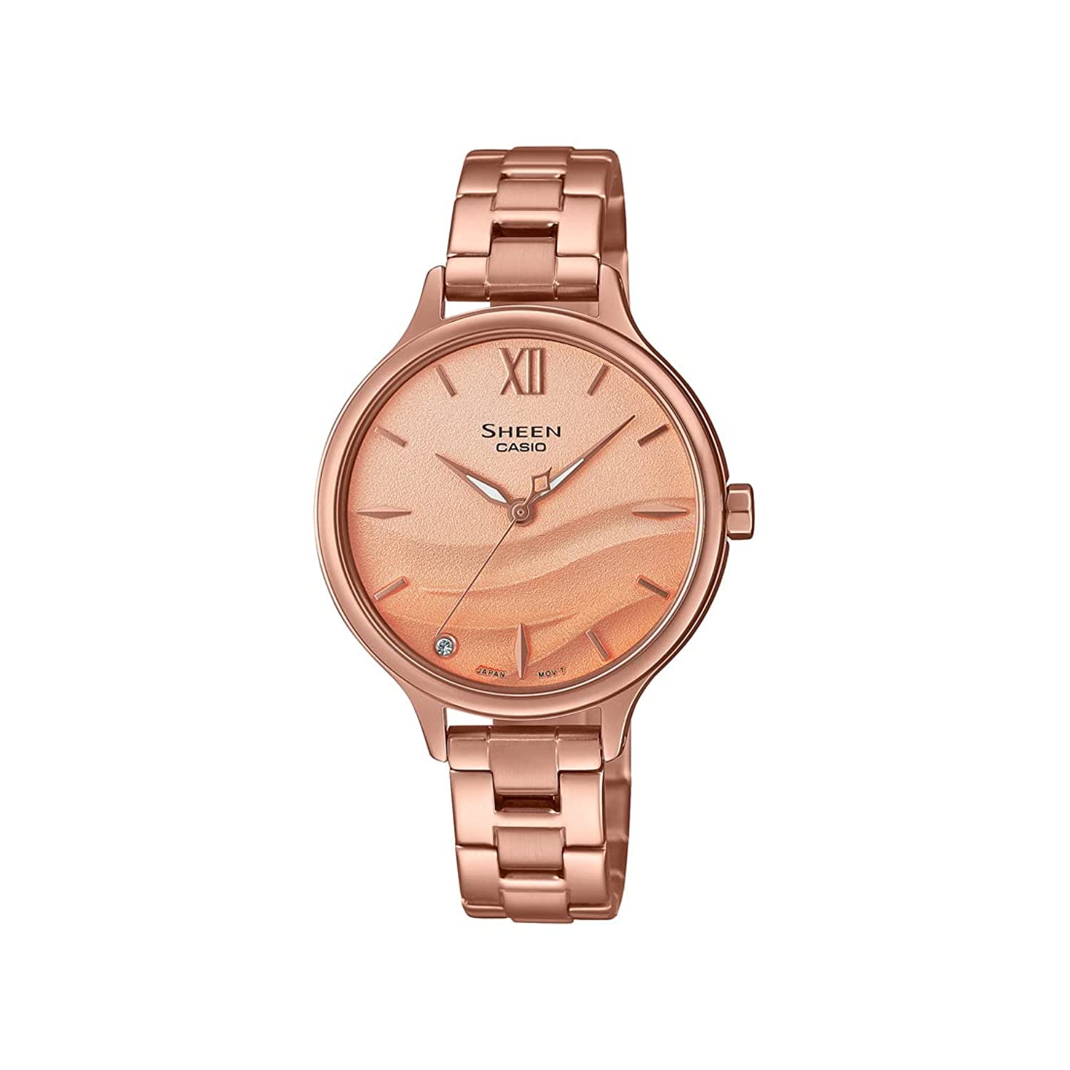 Casio Women Stainless Steel Sheen Analog Rose Gold Dial Watch-She-4550Pg-4Audf, Band Color-Multicolor (B0BBLWM79N) Amazon Price History, Amazon Price Tracker