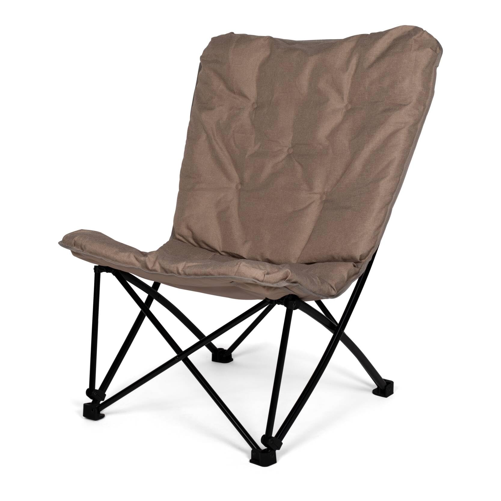 Kampa Chill Camping Chair – Padded Folding Camping Chair with Steel Frame, Portable Outdoor Chair with Carry Bag for Camping, Festivals, Garden & Caravan (120kg Max Load)