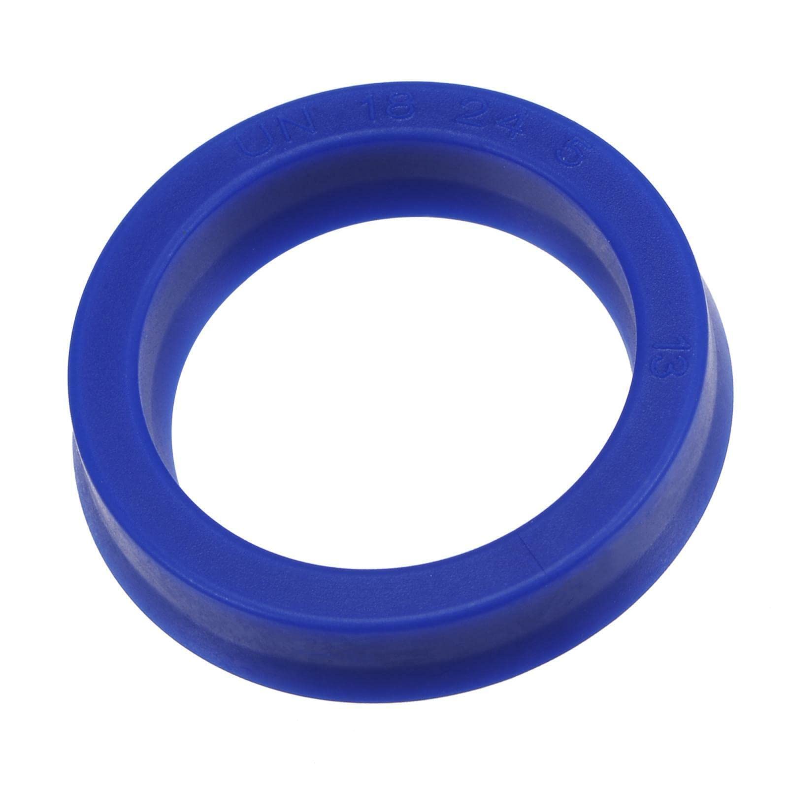 Tool parts 10pcs UN Radial Shaft Seal 18mm ID x 24mm OD x 5mm Width PU Oil Seal - Blue