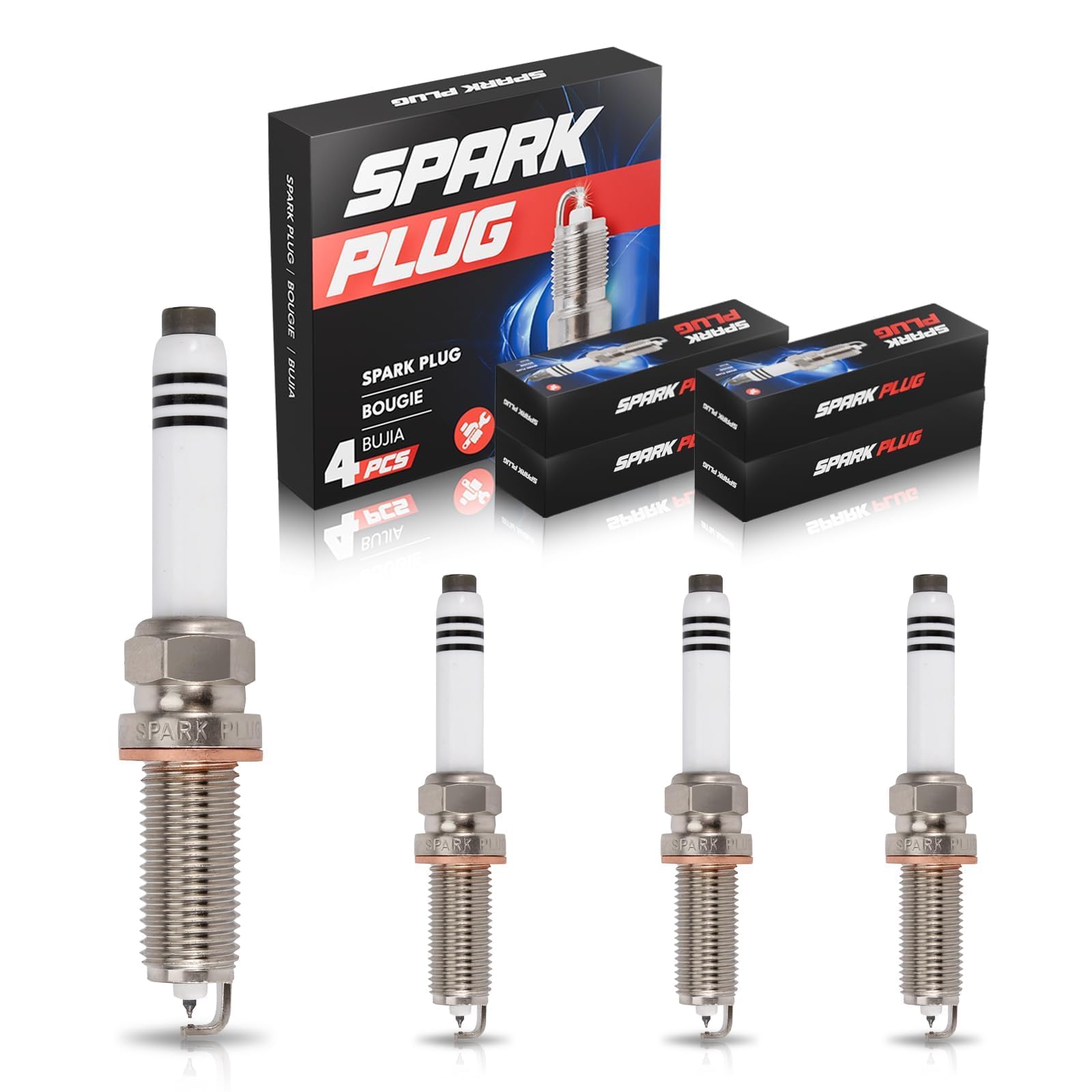 Amazon.com: ENA Set of 4 Iridium Platinum Spark Plug for 92725