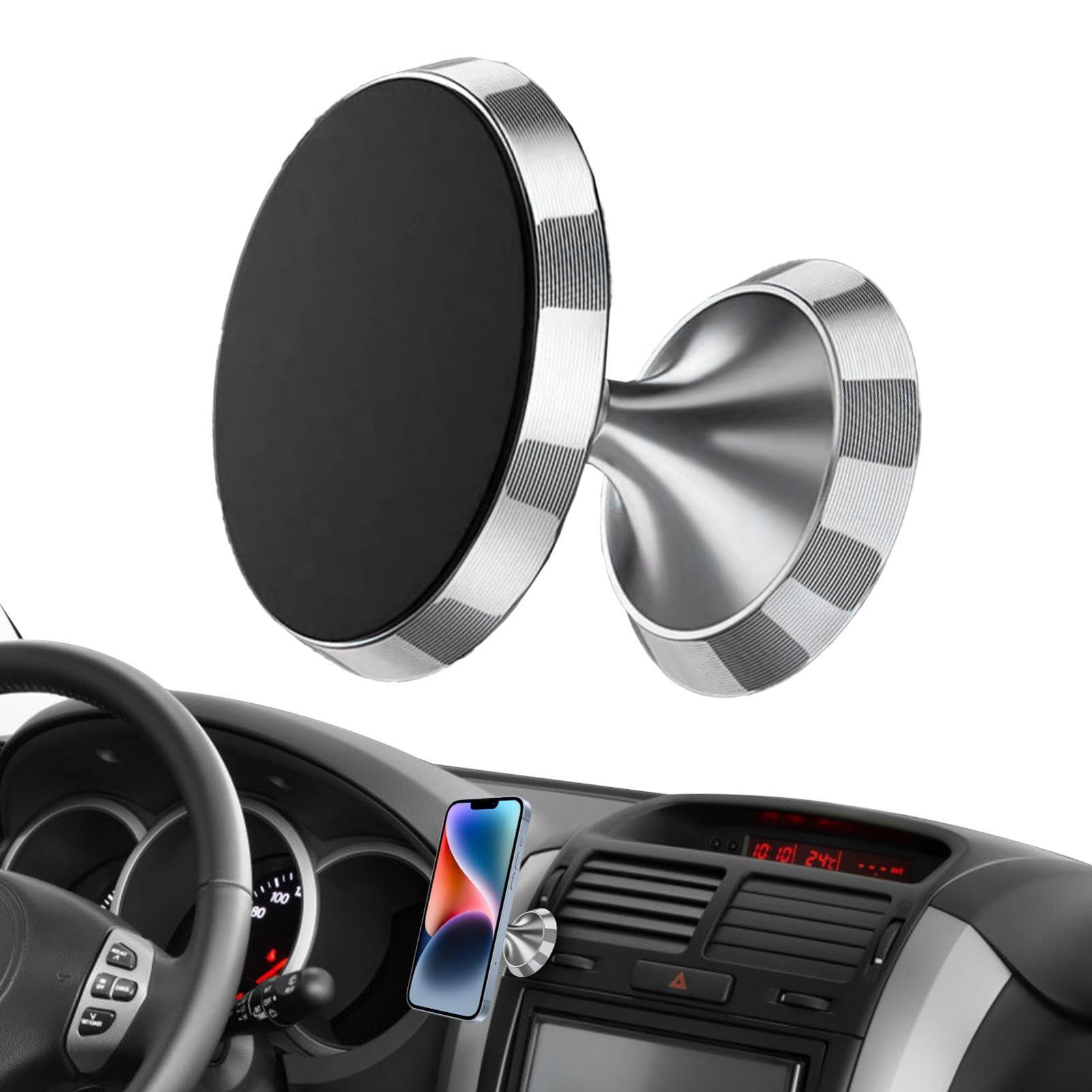 Supporto Per Telefono Da Auto 2 Pezzi, Supporto Per Smartphone Girevole A 360 Supporto Magnetico Universale Per Telefono Da Auto Con Cruscotto 88757244 - Foto 2