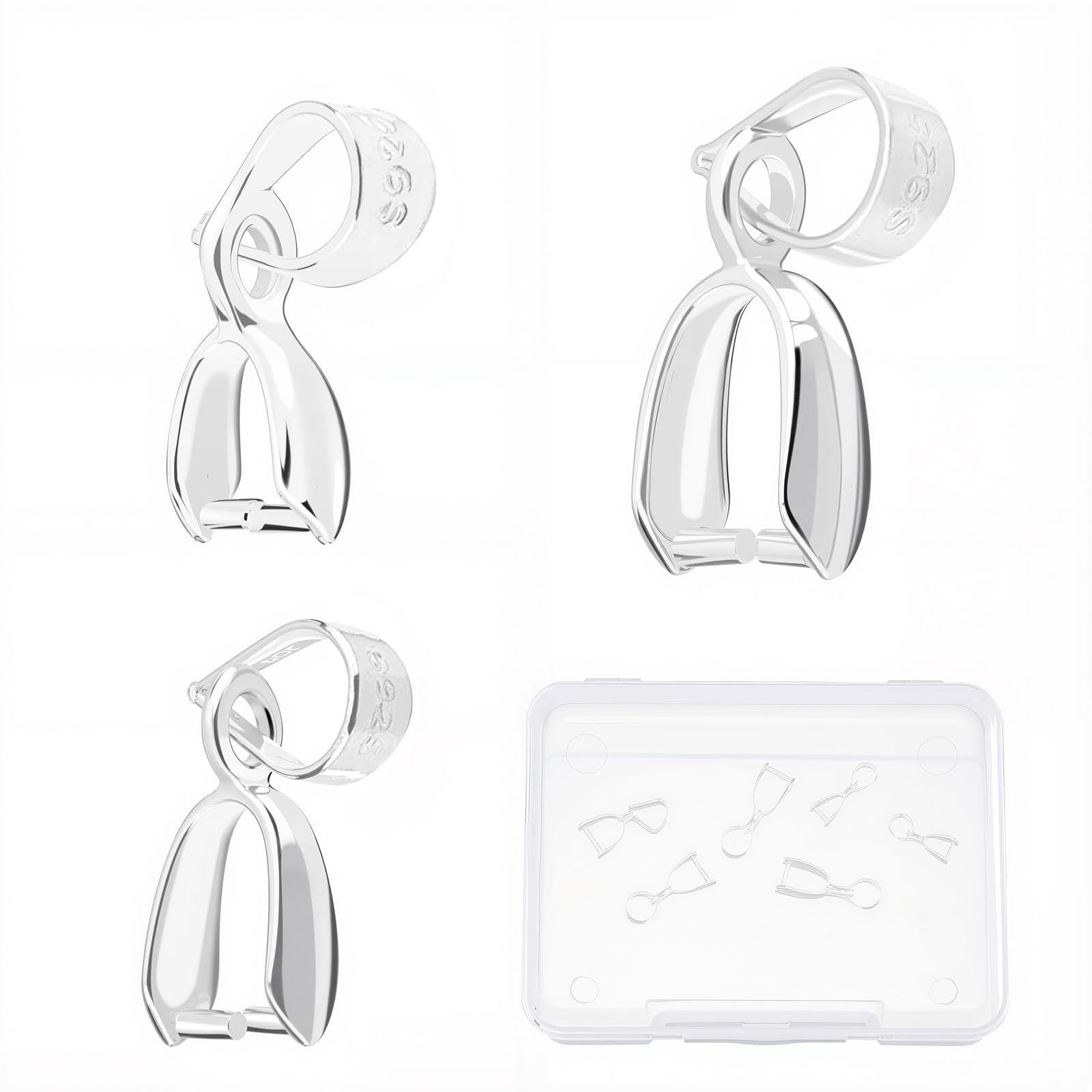 Fermoirs De Homard Bricolage Pendentif Accessoires Argent Boucle
