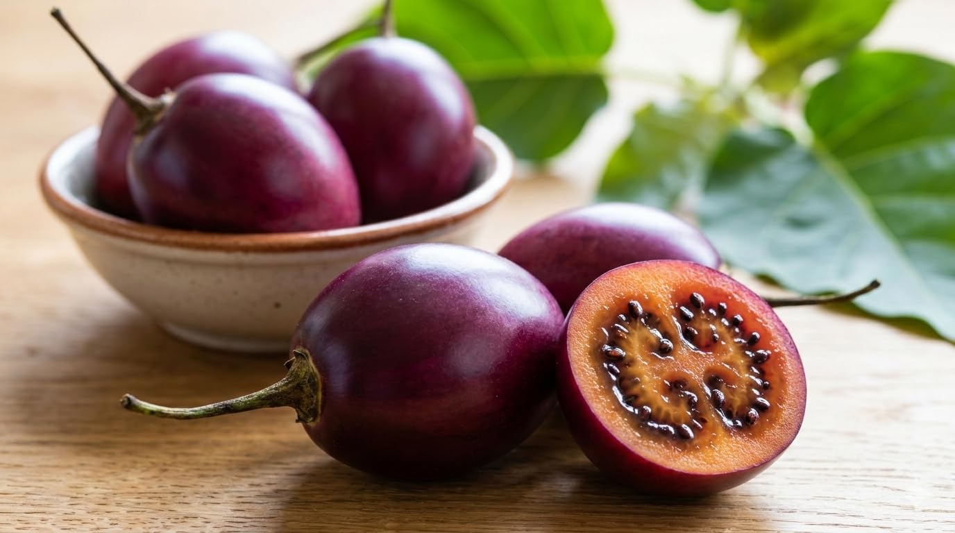 Semences de tamarillo, 3 couleurs : rouge, jaune, violet ✩ Tomate exotique en arbre ✩ Qualité supérieure - 3