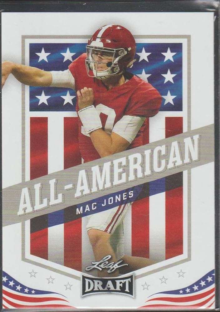 Amazon.com: 2021 Leaf Draft #46 Mac Jones Alabama Crimson
