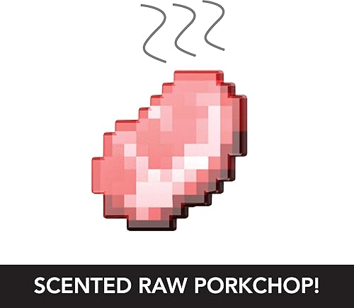 Miniatura 4 de Mattel Minecraft Diamond Level Pig Figura de acción con 4 accesorios, juego coleccionable en escala de 5.5 pulgadas con diseño pixelado