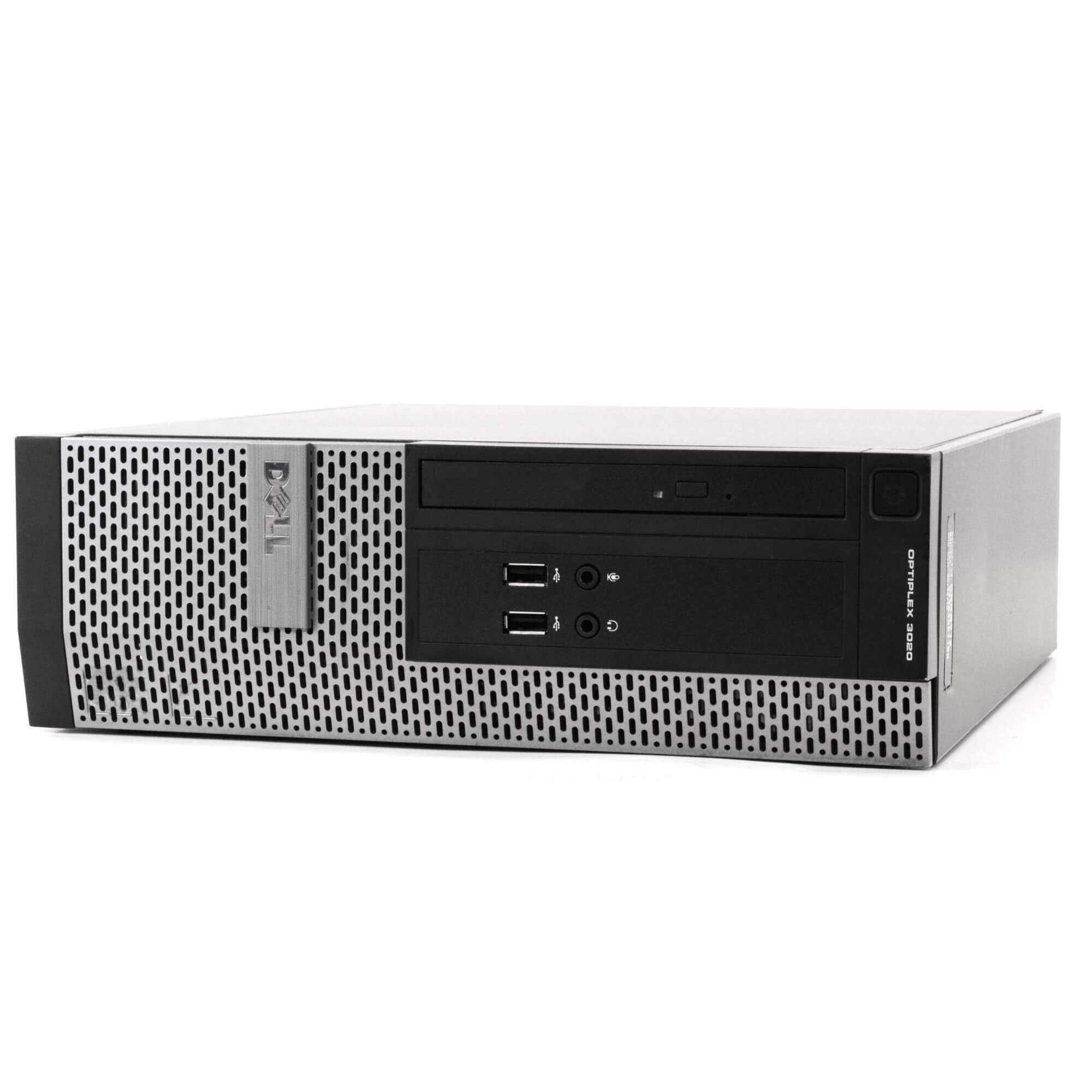 Dell Optiplex 3020 SFF - Ordenador de sobremesa (Intel Core i3-4160, 8 GB de RAM, 256 GB SSD, WiFi, Bluetooth, teclado QWERTY de EE.UU., Windows 11 Pro (reacondicionado)