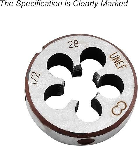 Miniatura 33 de M20 x 1,5 rosca métrica derecha muere para roscado, rosca de 0.787 in y paso de 0.059 in, acero de aleación