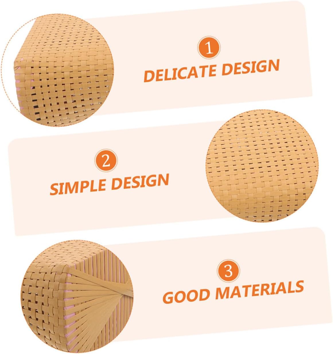 4pcs Sauna Room Accessory Breathable Neck Pillow for Bathtub Imitation Rattan Bed Pillow