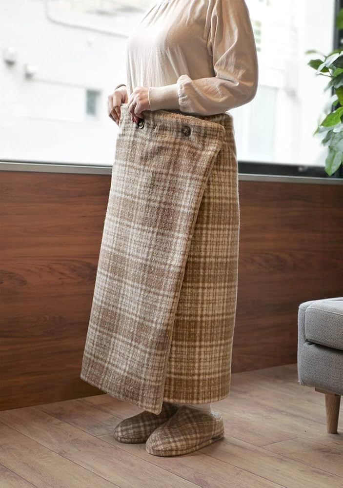 Amazon｜ダイカイ 3wayブランケット CLASSIQUE 起毛チェック イエロー