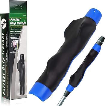 Golf Grip Trainer, Right Handed Golf Swing Trainer, Ensures Proper Posture & Tempo, Golf Training Aid for All Levels