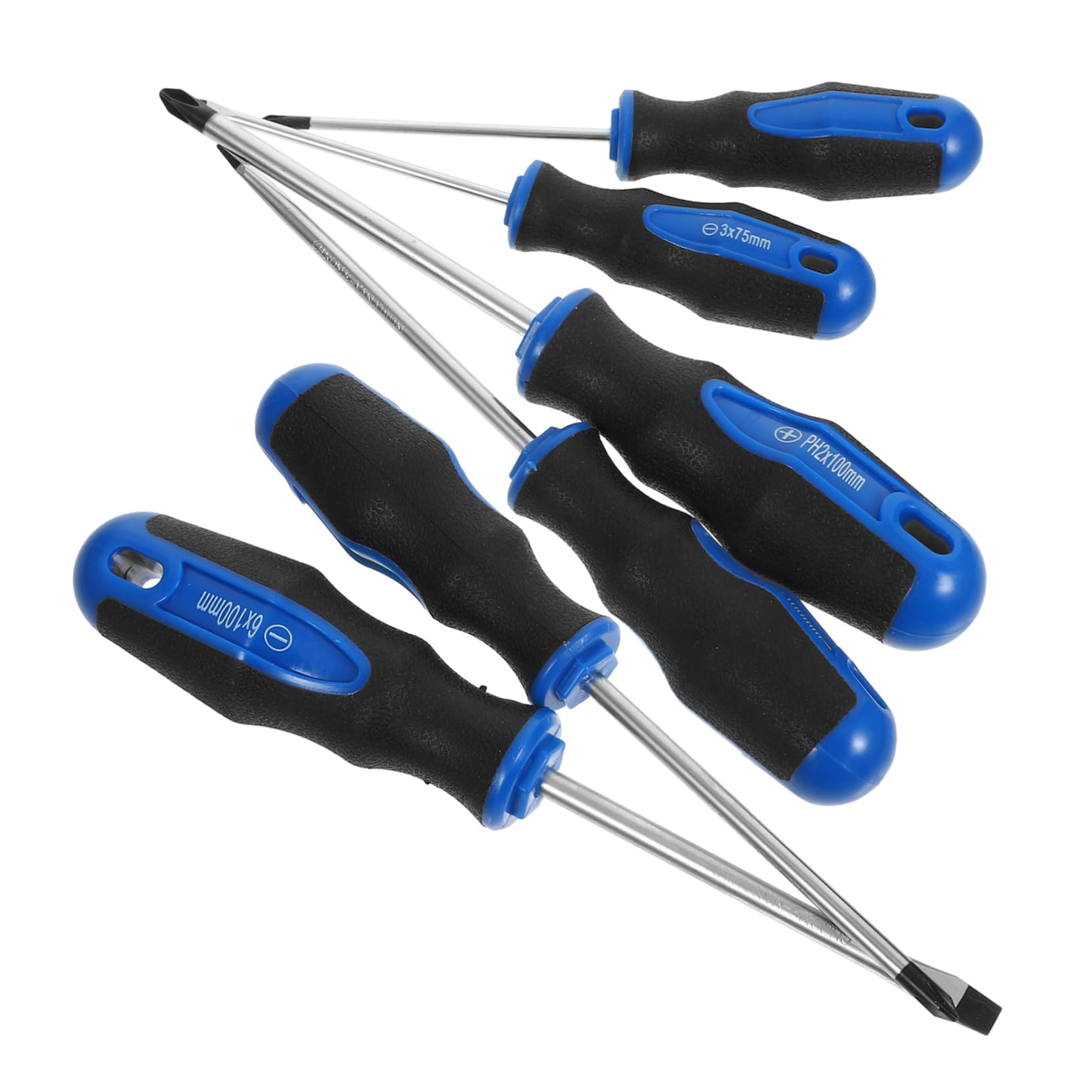 Uonlytech 5 Set Set Di Cacciaviti Utensile Di Riparazione Attrezzi Manuali Cacciavite A Mano Cacciavite Magnetico Strumento A Croce Per Riparazione Auto 6 Pezzi * 5