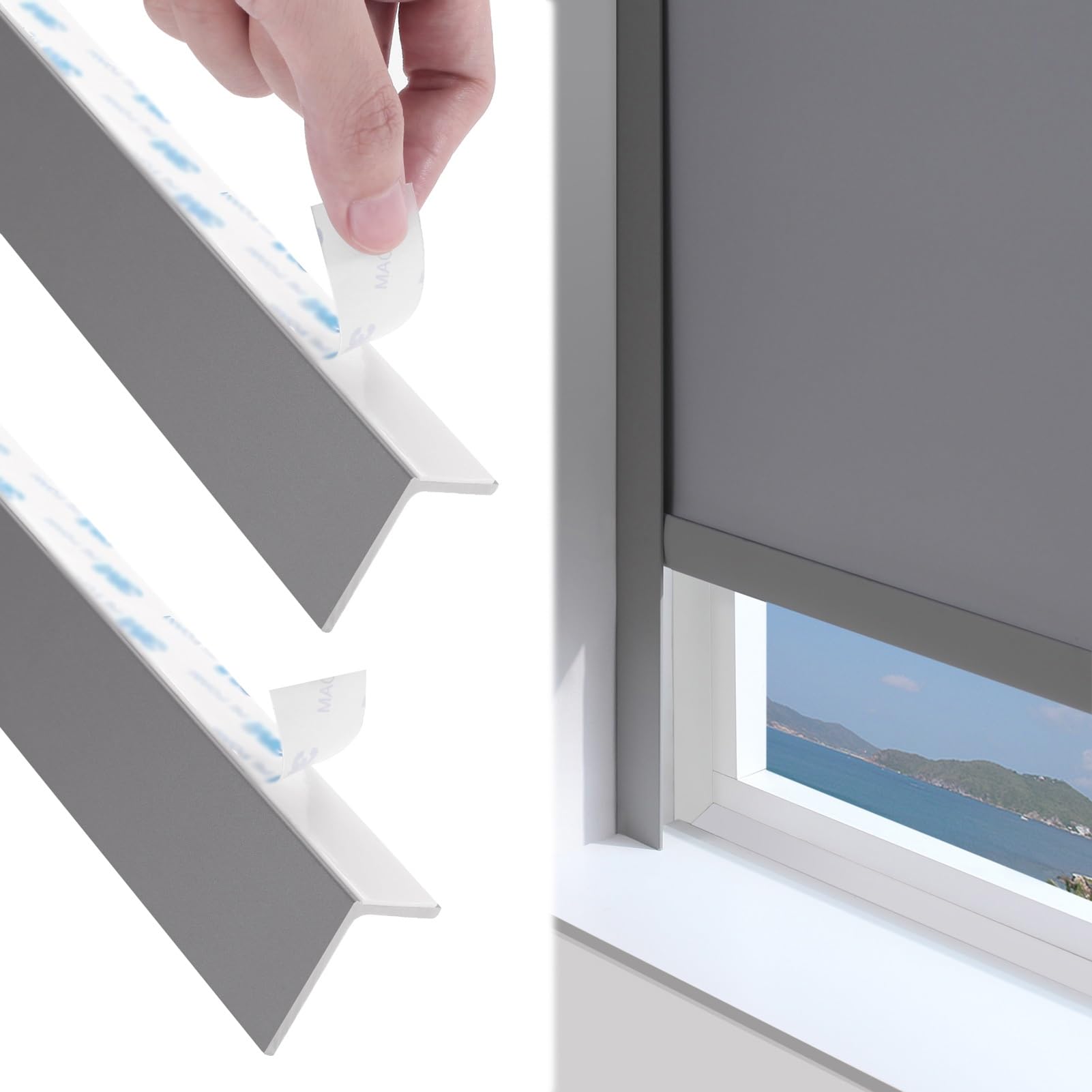 Rails de toit gris 70 cm LSd ain pour personnaliser sa carrosserie sans percer le toit