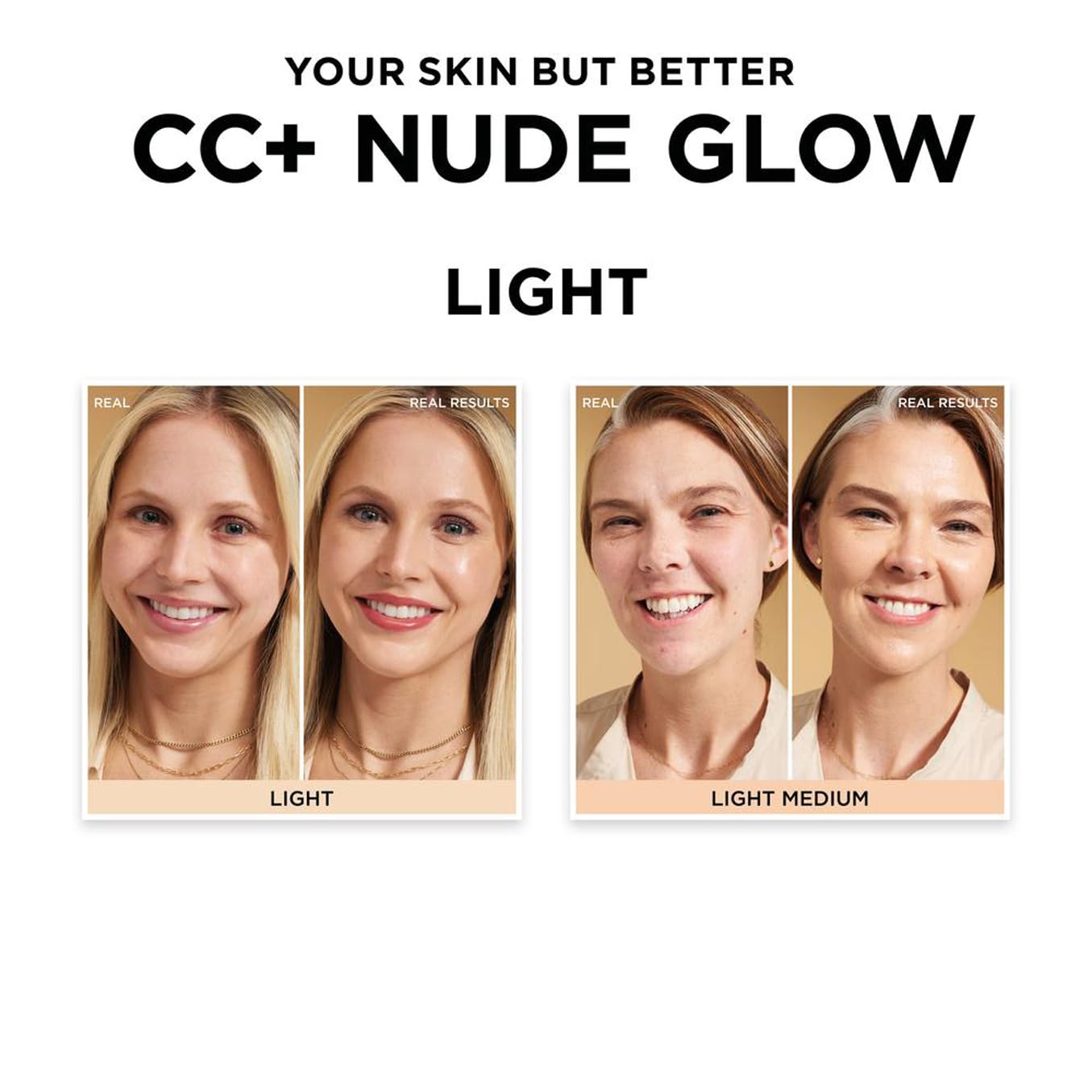 IT Cosmetics, CC+ Cream Nude Glow Foudation, Medium Coverage, Instantly Brighter & Hyrdrated Skin - Image 3