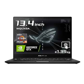ノートPC ASUS ROG Flow X13 GV301QH Ryzen9 ASUS ROG Flow X13 GV301QH 13.4