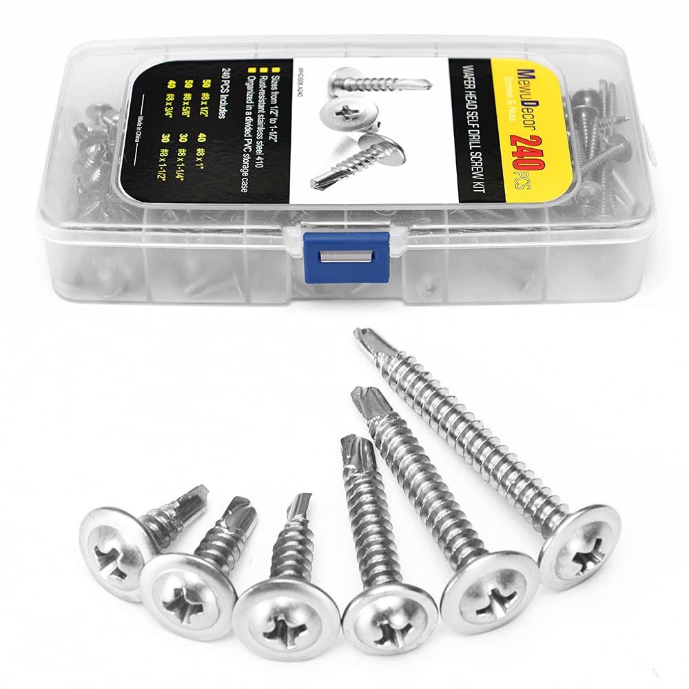 8 X 1/2 "Pan Cabeza Tornillos De Metal, Rosca Completa, Phillips
