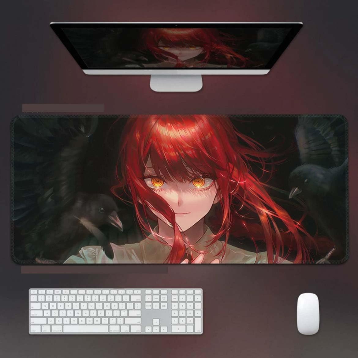 Amazon.co.jp: チェンソーマン マウスパッド 三鹰アサ マキマ パワー