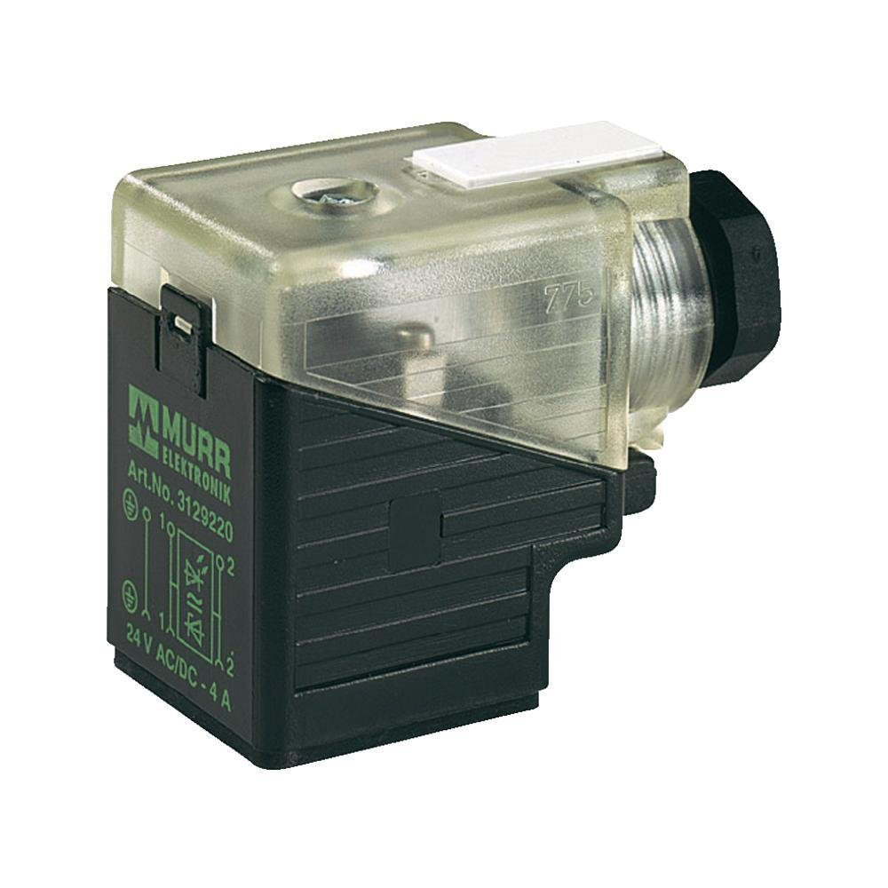 Connettore Per Valvola SVS BF A 18 Mm – Autobloccante Con Morsetto A Vite E LED 24V