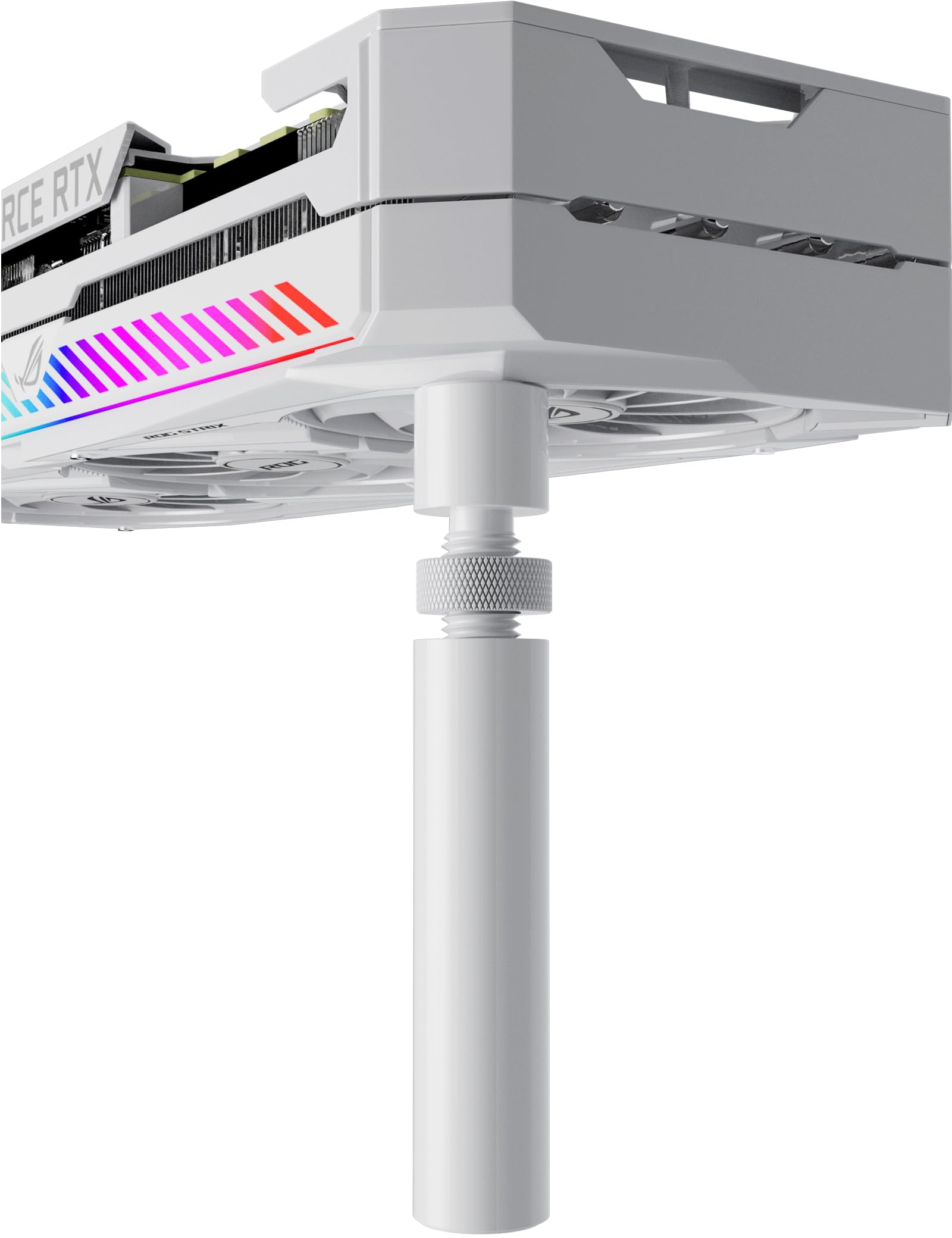 upHere GPU Support Bracket, Graphics Card GPU Support, Video Card Sag Holder Bracket, GPU Stand,White,L( 70-120mm / 2.76-4.72in ),GB70T
