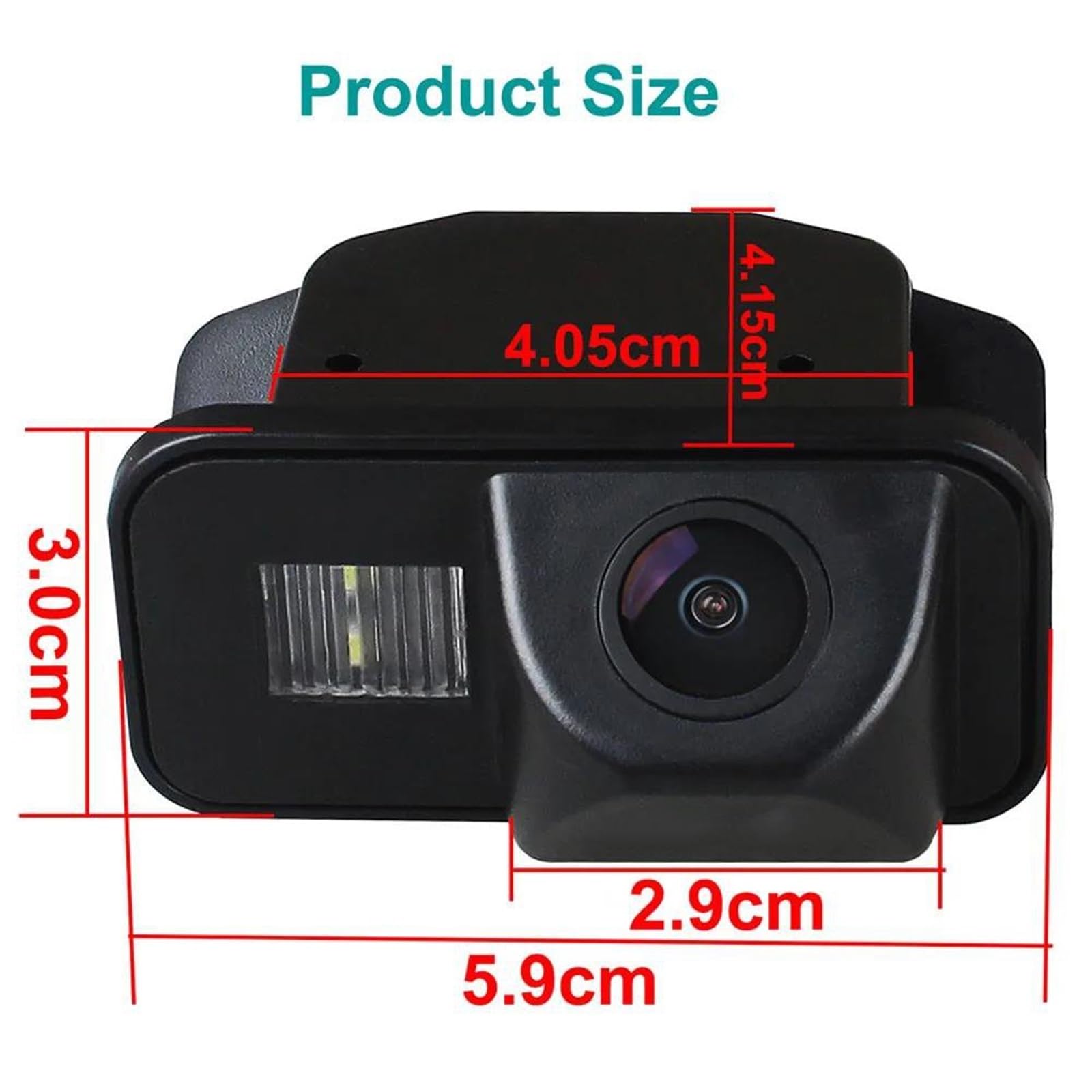 Caméra Radar Recul Voiture pour Toyota pour Corolla pour Auris 2007-2017 Caméra De Recul HD Caméra De Recul Accessoires De Caméra De Recul Caméra Recul Aide Au Stationnement(HS027)