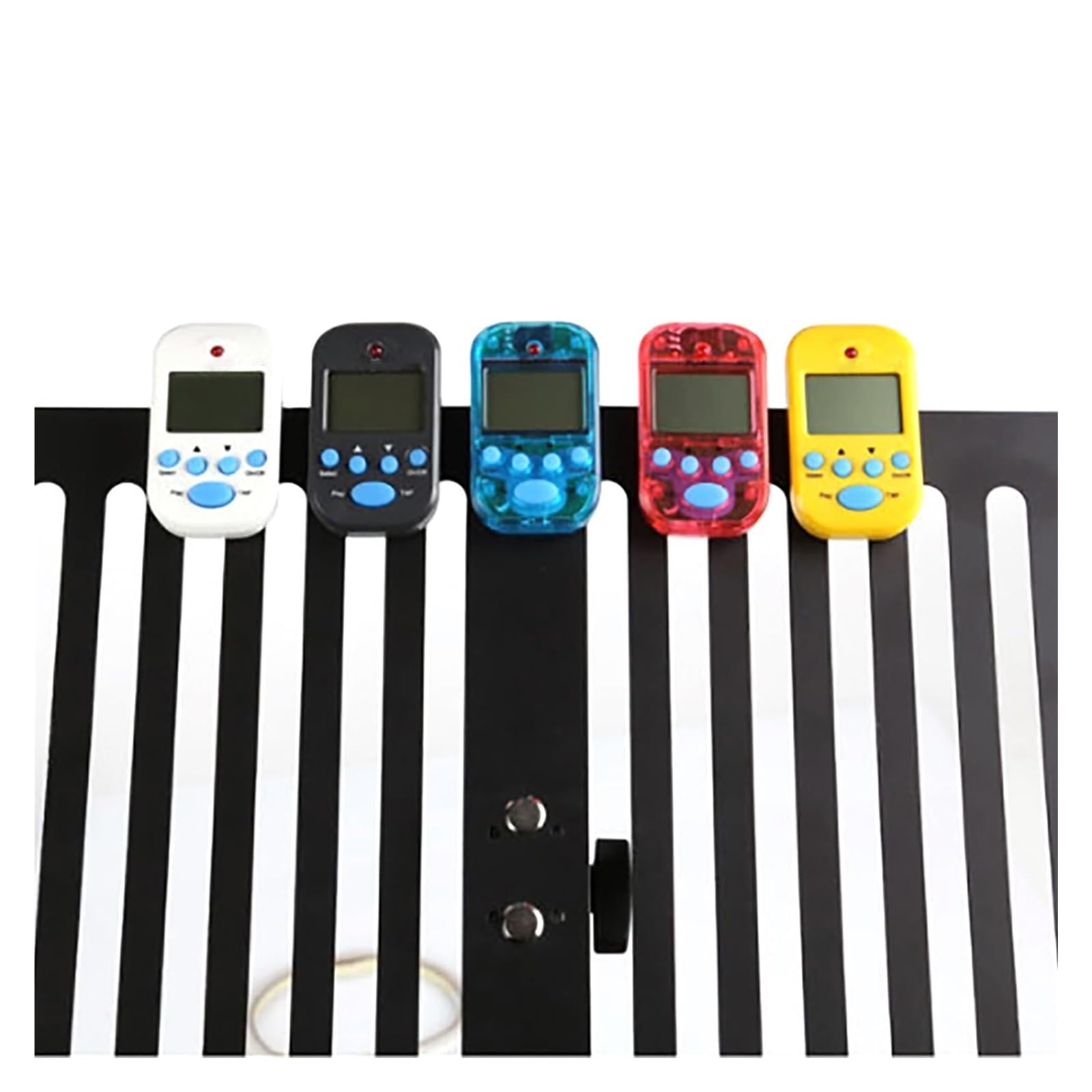 Metrónomo electrónico digital con pantalla LCD, afinador de tempo portátil con clip para guitarra, piano, violín, velocidad de ritmo y ritmo ajustables